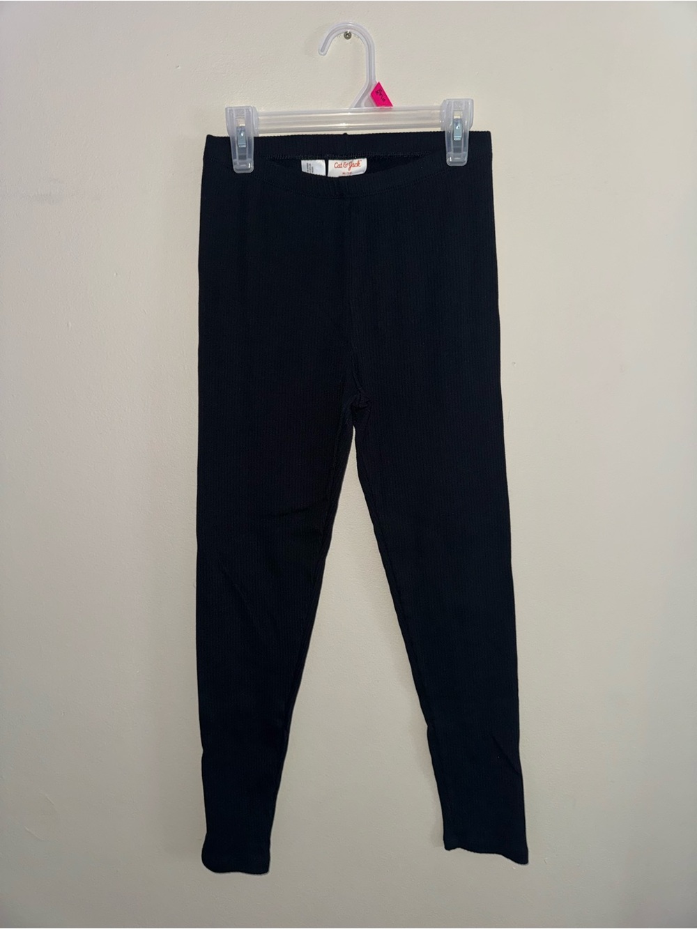 Cat & Jack Black Ribbed Leggings for Kids